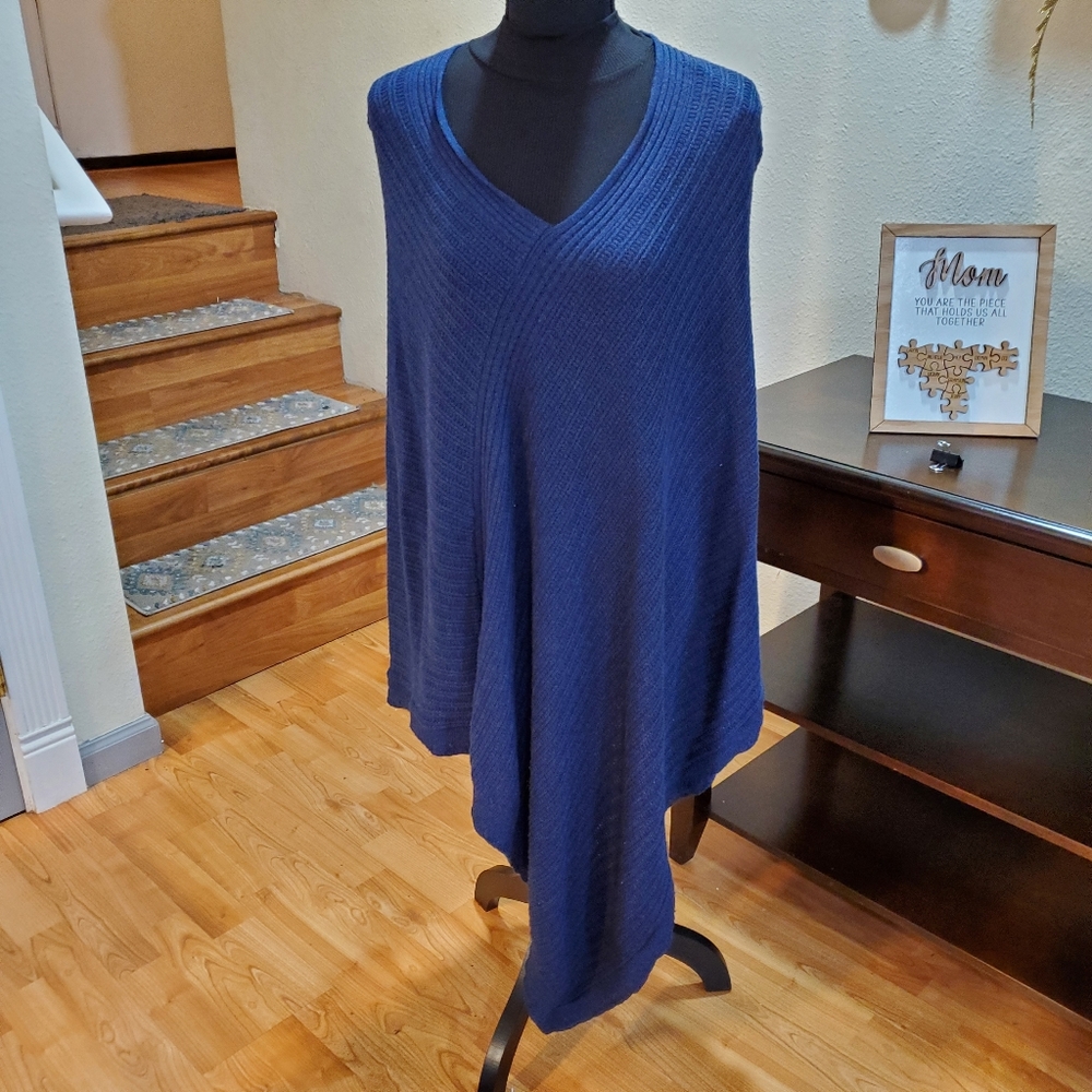 Christopher & Banks oversized poncho sweater